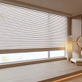 Japanese venetian blinds tatami floor lamp 3d model