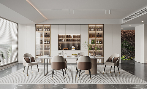 Modern Restaurant 3d model