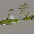 Landscape sketch 3d model