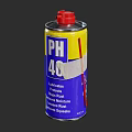 PH 40 Industrial Lubricant Spray Can With Red Nozzle For Lubricating Protecting And Rust Prevention