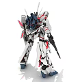 Modern robot unicorn 3d model