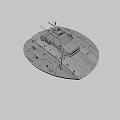 Animated car 3d model