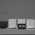 Modern Daily Home Appliances In White Black With Sleek Design And Smart Functions