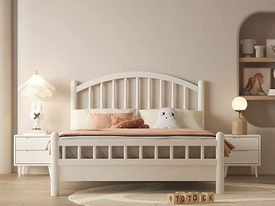 Modern Children's Bed 3d model