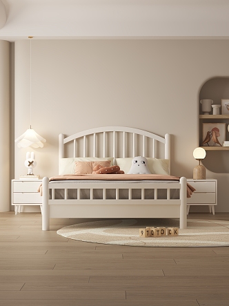 Modern Children's Bed 3d model