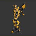Bumblebee Transformers Robot Toy Sci-Fi Robot Figure 3d model