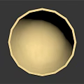 Elegant Golden Metal Cup As Stylish Household Item With Shiny Surface