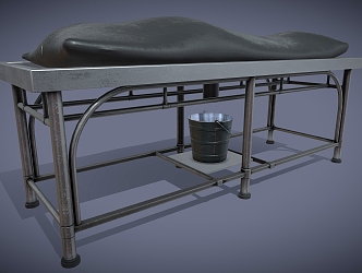 Hospital Bed Medical Bed Emergency Bed Nursing Bed 3d model