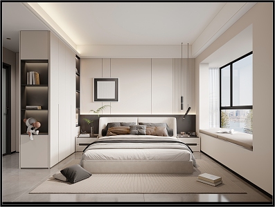 Modern Bedroom 3d model