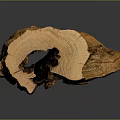 Natural Wooden Log Decorative Sculpture With Rustic Texture And Handcrafted Design