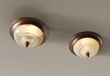 French ceiling lamp 3d model