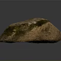 Natural Mossy Stone With Rough Surface And Organic Shape For Decorative Use