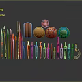 Various Historical Weapons Collection With Swords Spears Shields And Daggers
