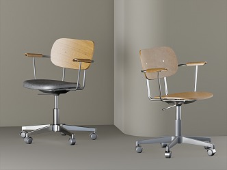 Modern medieval office chair MNEU office chair 3d model