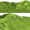 Garden Landscape Design with Rolling Green Hills Lush Grass and Natural Terrain Features