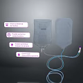 IV Fluid Bag Made Of Plastic Material With Polyvinyl Chloride And Sterile Contents