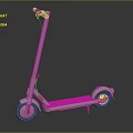 Modern Lightweight Electric Bicycle With White Frame And Red Wheels Design