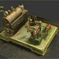 Modern Machining Machine Tools Machining Tools Factory Equipment 3d model