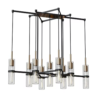 Modern Chandelier Living Room Bedroom Chandelier 3d model