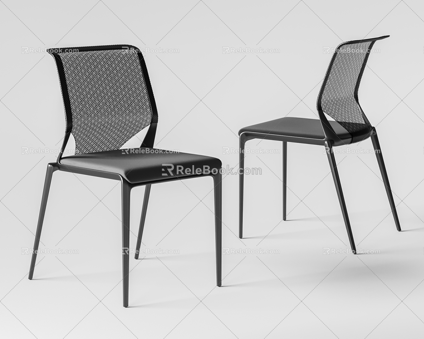 Vitra Dining Chair Single Chair 3d model