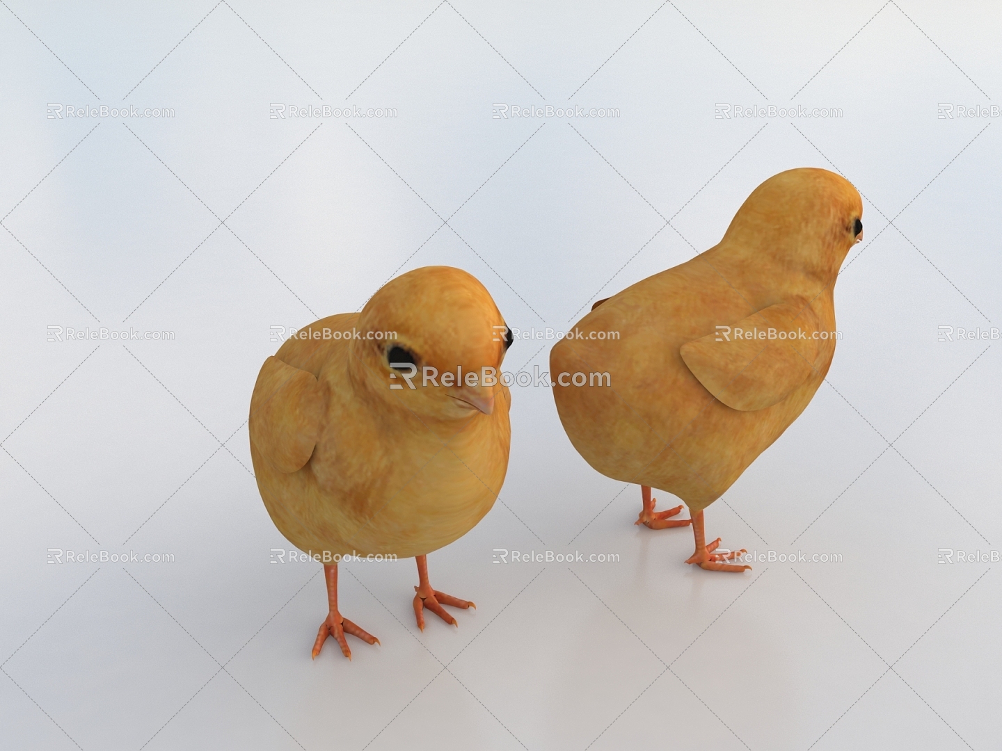 Modern Chick 3d model