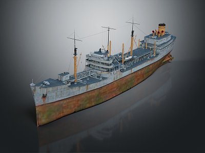 Modern Warship Ship Warship 3d model