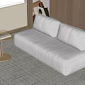 Double sofa 3d model