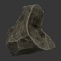 Natural Wooden Stone Decorative Piece With Rough Surface Texture For Home Interior Design