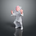 Wise Old Man Old Man Ancient Old Man Ancient Wise Warlock Taoist priest wizard mage 3d model