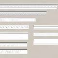 Various Gypsum Cornice Styles for Interior Wall and Ceiling Decoration