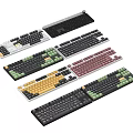 Computer Keyboard Mechanical Keyboard Digital Combination Game Rack 3d model