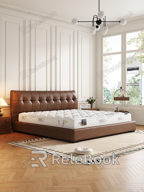 double bed mattress model