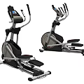 Modern Elliptical Exercise Machines With Digital Displays For Home Gym Fitness Equipment