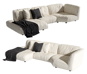 Modern Multiplayer Sofa 3d model