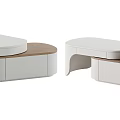 Modern Coffee Table With White Top And Wood Storage Two Stylish Designs