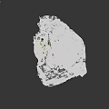 Natural Micro Terrain With Irregular Rock Piles And Textured Stone Surfaces