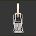 Industrial Oil Pump Equipment With Dual Mechanical Arms Ladder Stand And Base Platform