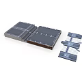 Modular Scene Components With Interlocking Floor Panels And Gray Surface Design