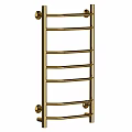 Stylish Gold Brass Bathroom Towel Rack With Wall Mounted Multiple Bars