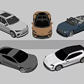 Various Car Models Featuring SUV Sports Convertible With Different Colors And Designs