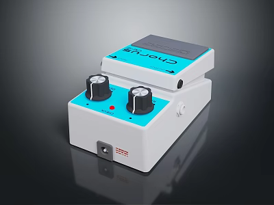 ChemiStir Stirring Device With Stacked Design White Body Blue Panel Two Knobs And Red Button 3d model