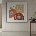 modern decorative painting 3d model