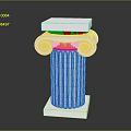 Columns Stone Columns Stone Columns Old Columns Roman Columns Roman Columns Classical Columns Greek Columns 3d model