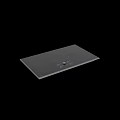 Innovative Induction Cooktop Kitchen Appliance With Virtual Flame Technology And Blue Illuminated Controls