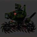 Sci-fi Tank Cartoon Tank Sci-fi Vehicle Sci-fi Vehicle World of Tanks Tank War Anime Tank 3d model