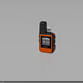 Garmin Red And Black Handheld Device With Screen Showing 53 Degrees Fahrenheit Design