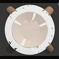 Modern Audio Wireless Speaker Wireless Bluetooth Speaker Military Audio 3d model