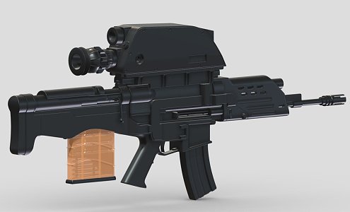 submachine gun 3d model