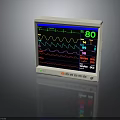 TRUMED EX30 Medical Electronic Monitor with ECG Waveform and Vital Signs Data