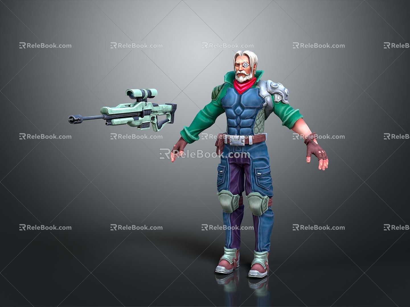 Science Fiction Warrior Future Warrior Next Generation Warrior Super Soldier Magic Warrior Super Soldier Science Fiction Soldier 3d model